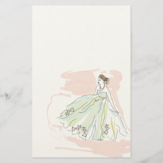 Papeterie Lettres d'amour avec « The lady "