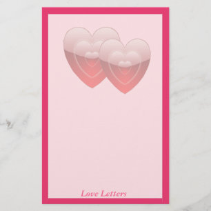 Papeterie Lettres d'amour stationnaires