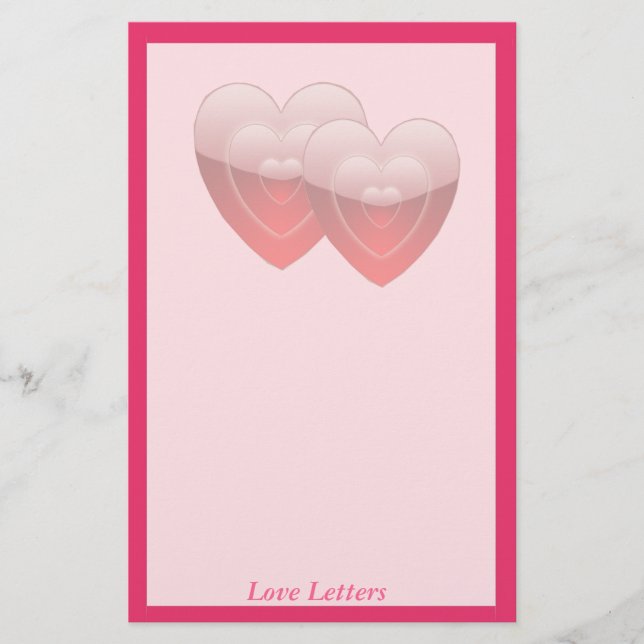 Papeterie Lettres d'amour stationnaires (Devant)