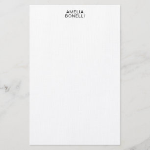 Papeterie Linge moderne minimaliste Professionnel Plain