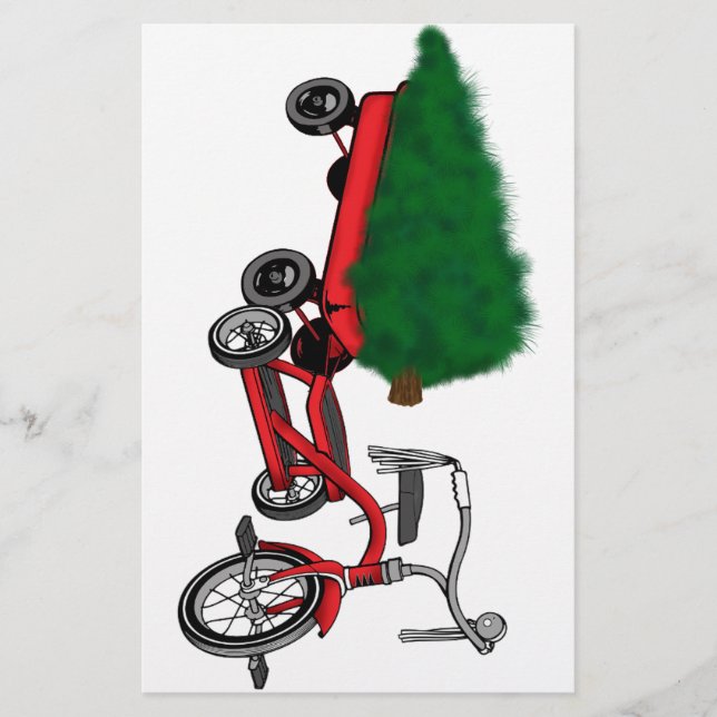 Papeterie livraison d'arbres de noël (Devant)