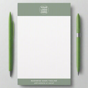 Papeterie Logo Sage Green L Promotionnels Entreprise Marquée