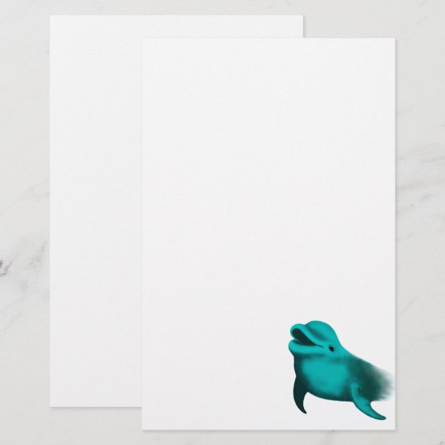 Papeterie Lucky Dolphin (Devant / Derrière)