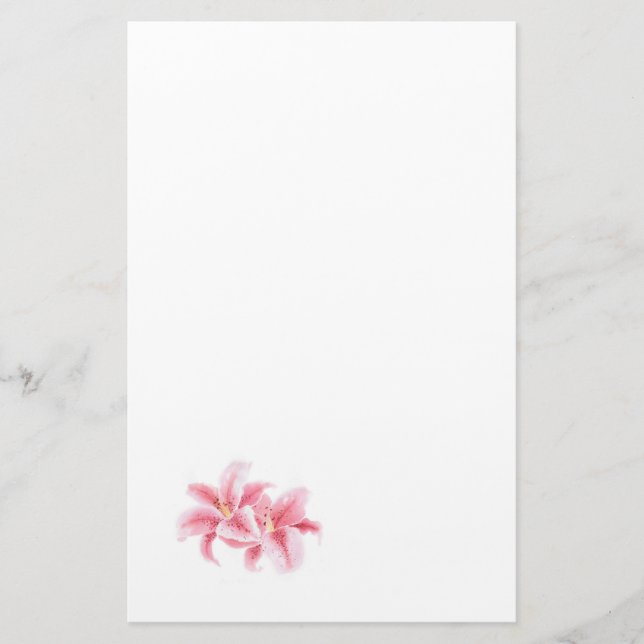 Papeterie Lys Stargazer Rose (Devant)