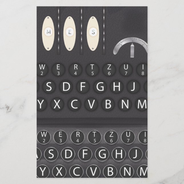 Papeterie Machine Enigma (Devant)