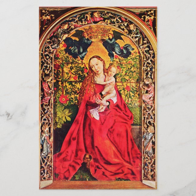 PAPETERIE MADONNA DU ROSE BOWER (Devant)