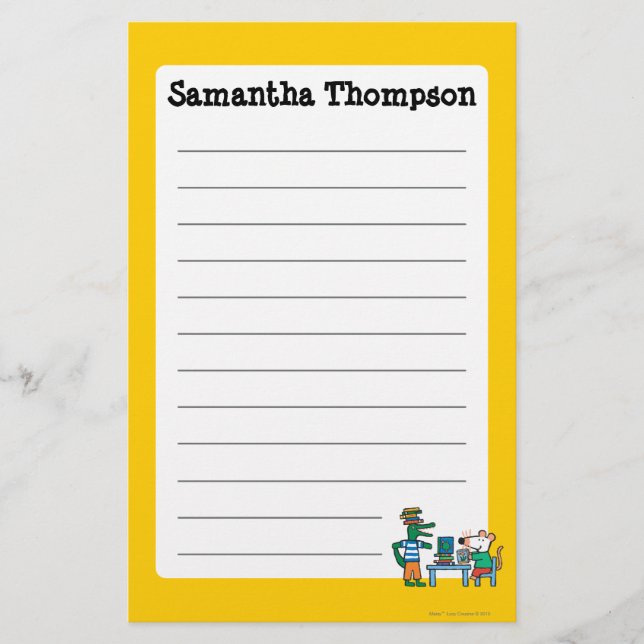 Papeterie Maisy et les amis apprécient la bibliothèque (Devant)