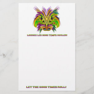 Papeterie Mardi-Gras-Mask-The-Queen-V-2