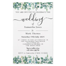 Mariage blanc Eucalyptus Greenery