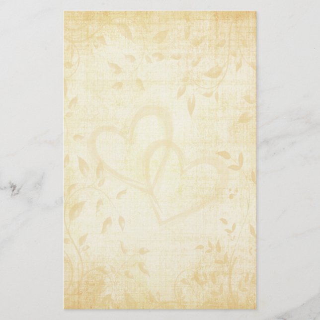 Papeterie Mariage papier vieilli vintage (Devant)
