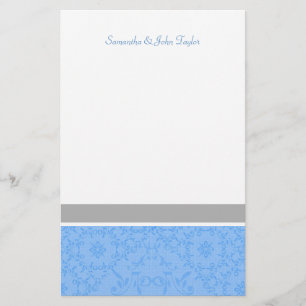 Papeterie Mariage stationnaire personnalisé Notes de remerci