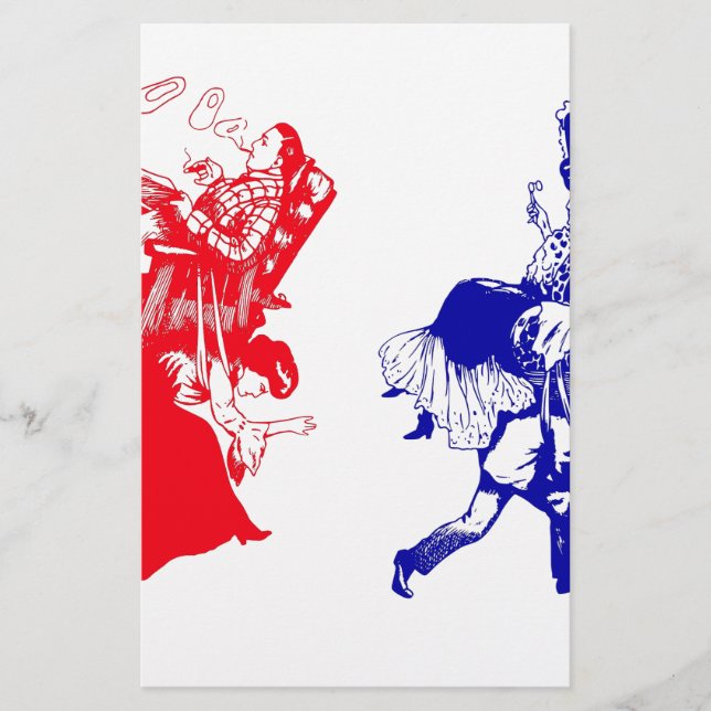 Papeterie mariage victorien drôle (Devant)