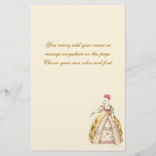 Papeterie Marie Antoinette Papier à lettres