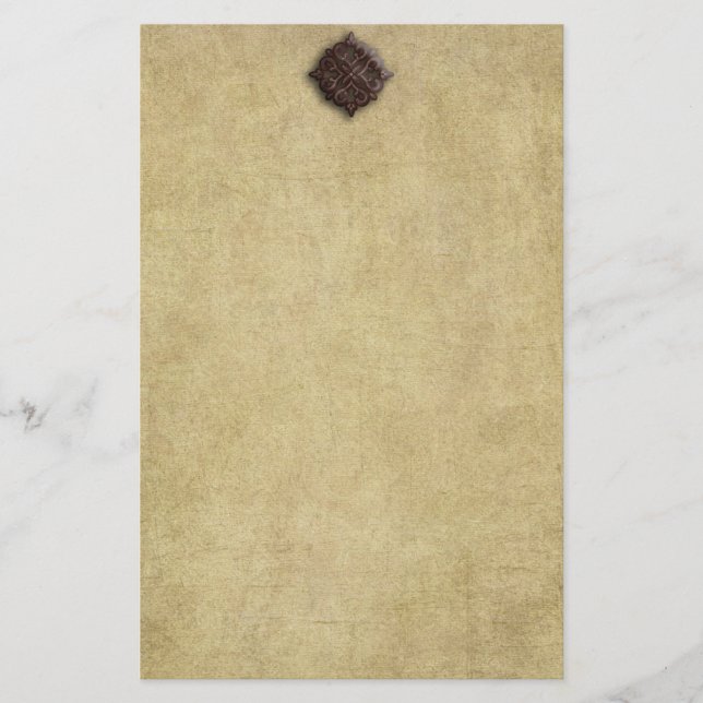Papeterie Médaillon bossé - Pas de papier à lettres (Devant)