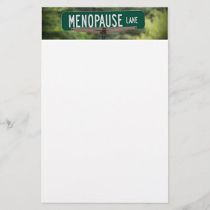 Papeterie Menopause Lane signe pour un bon rire
