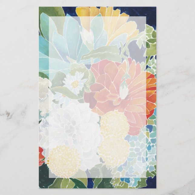Papeterie Midnight Florals III (Devant)