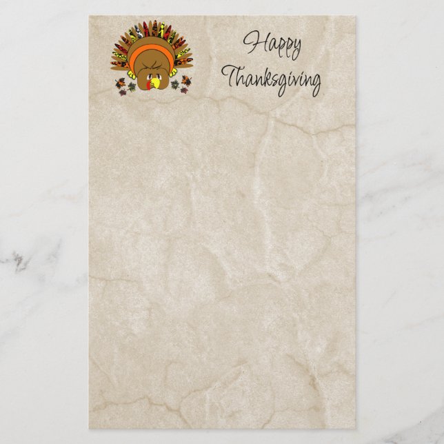 Papeterie Mignonne Turquie Thanksgiving papery (Devant)