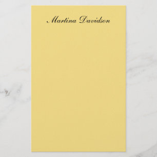 Papeterie Minimaliste Moderne Nom Couleur Jasmin Simple Crée