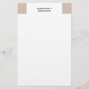 Papeterie Minimaliste Moderne Professionnel Simple