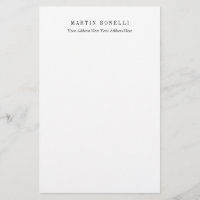 Minimaliste noir et blanc professionnel