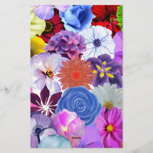 Papeterie Modèle d'invitation de mariage fleuri, Modifier