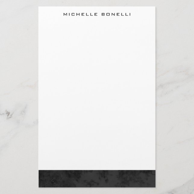 Papeterie Moderne Minimaliste Professionnel Simple Unique (Devant)
