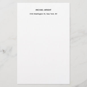 Papeterie Moderne Simple Minimaliste
