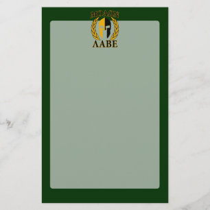 Papeterie Molon Labe Spartan Mask Laurels sur Green