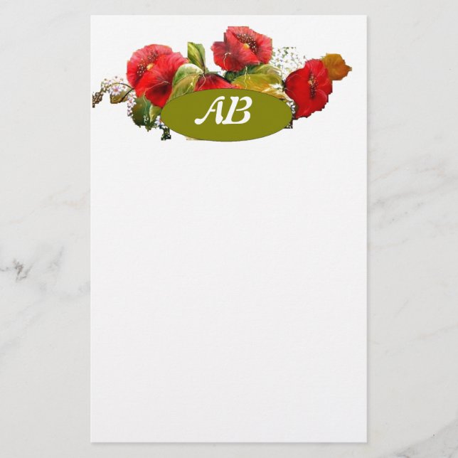 Papeterie monograme fixe (Devant)