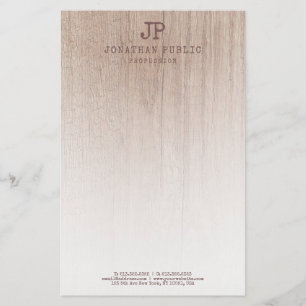 Papeterie Monogramme à l'allure branchée Modèle moderne élég