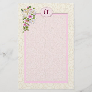Papeterie Monogramme floral - Personnaliser