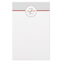 Monogramme gris de Chevron