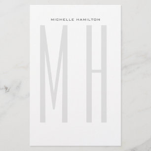 Papeterie Monogramme professionnel moderne minimaliste simpl