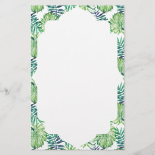 Papeterie Monstera Deliciosa Hawaiian Island Tropics Feuille