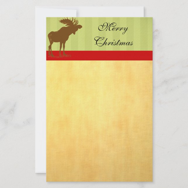 Papeterie Moose Christmas (Devant)