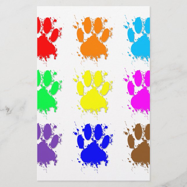 Papeterie Motif à mâchoires pour chien d'encre (Devant)