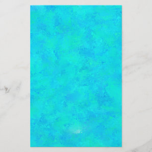 Papeterie Motif Abstrait bleu turquoise