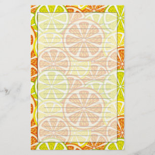Papeterie Motif Citrus