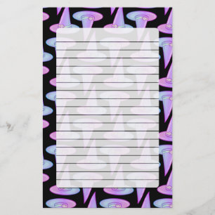 Papeterie Motif de dessin bleu pourpre Casquette de la sorci