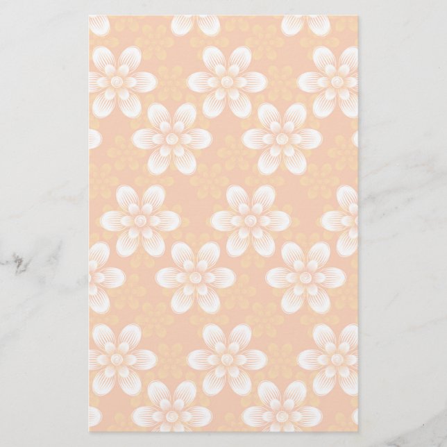 Papeterie Motif de fleurs (Devant)