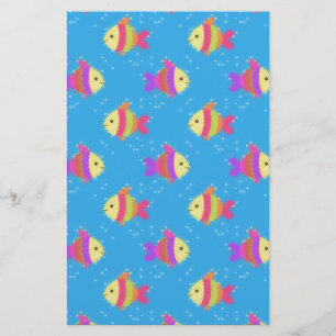 Papeterie Motif de poissons