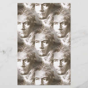 Papeterie Motif de portrait Beethoven