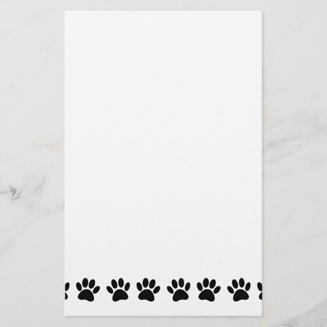 Papeterie Motif Dog Paw (Devant)