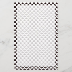 Papeterie Motif Empreinte de patte Cat
