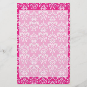 Papeterie Motif humide rose chaud