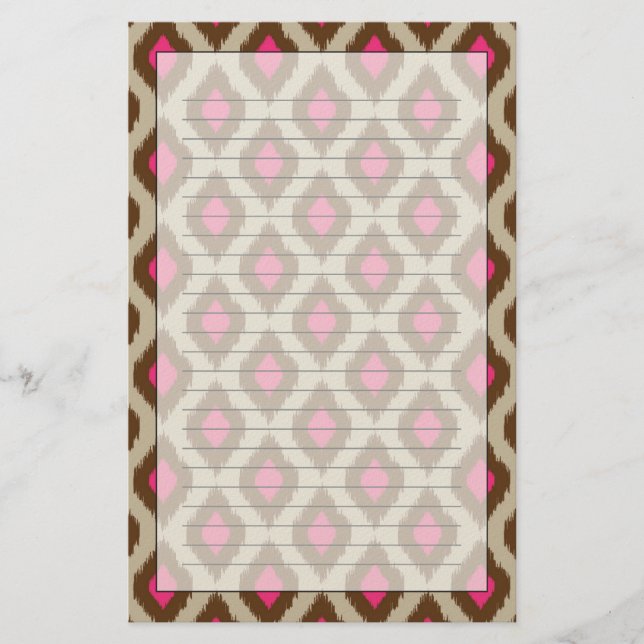 Papeterie Motif ikat moderne (Devant)