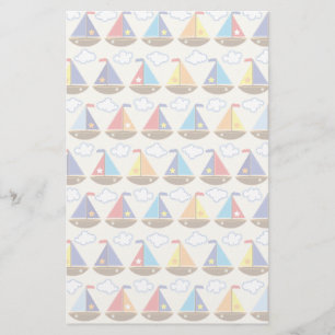 Papeterie Motif mignon 2 de voilier