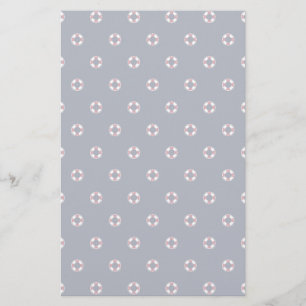 Papeterie Motif rouge et blanc de balise