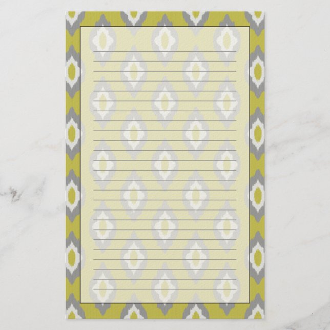 Papeterie Motif vintage d'Ikat (Devant)