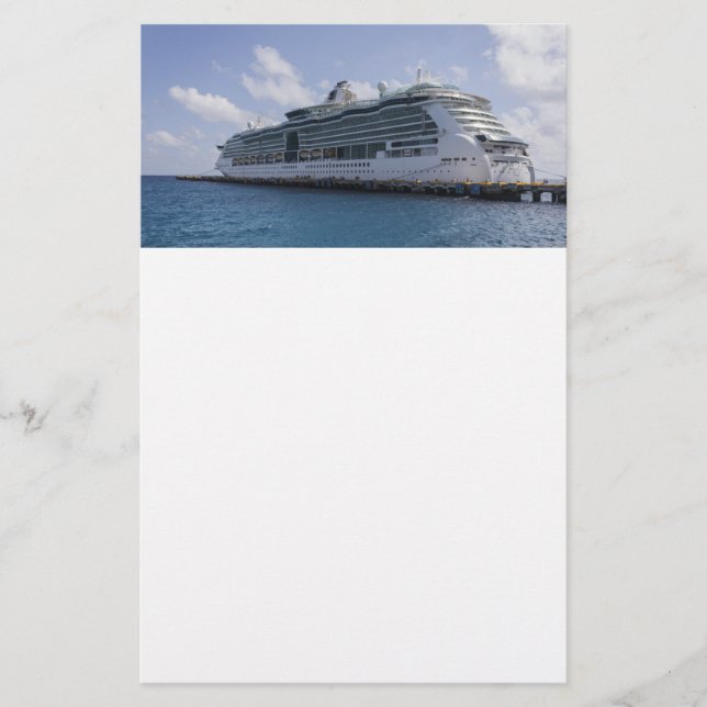 Papeterie Navire de croisière tropicale (Devant)